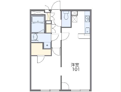 レオパレス大野芝IIの間取り