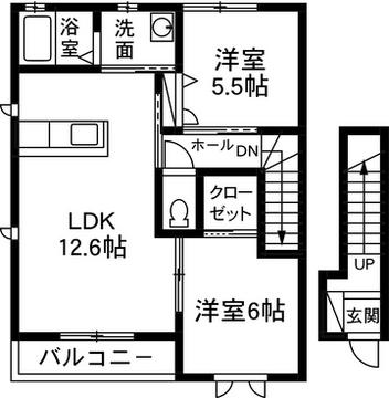 エントピアAAの間取り