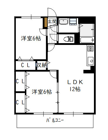 サンヴィレッジの間取り