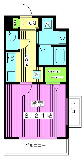 コンドミニオけやきの間取り