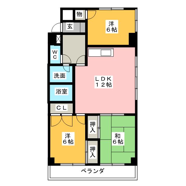 ビレンテ守山の間取り