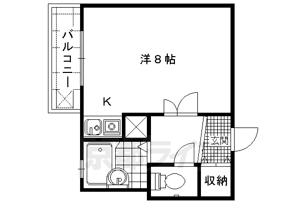 ルミノア梅津の間取り