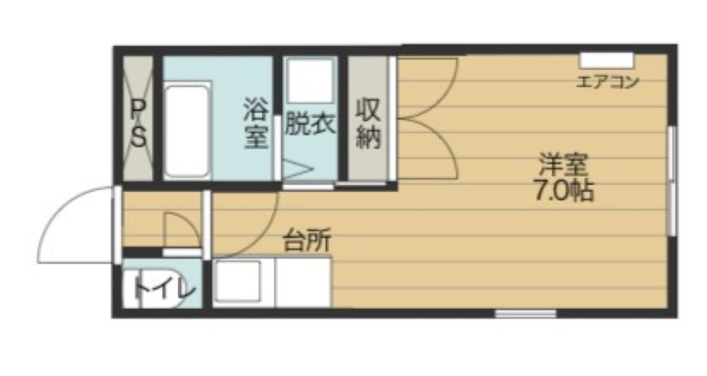 富士見マンションの間取り