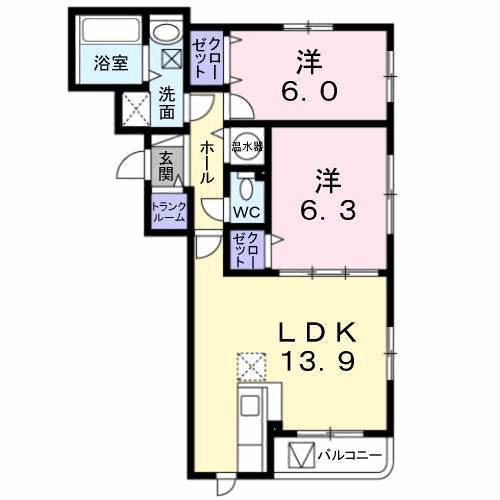 グランド　コモンズの間取り