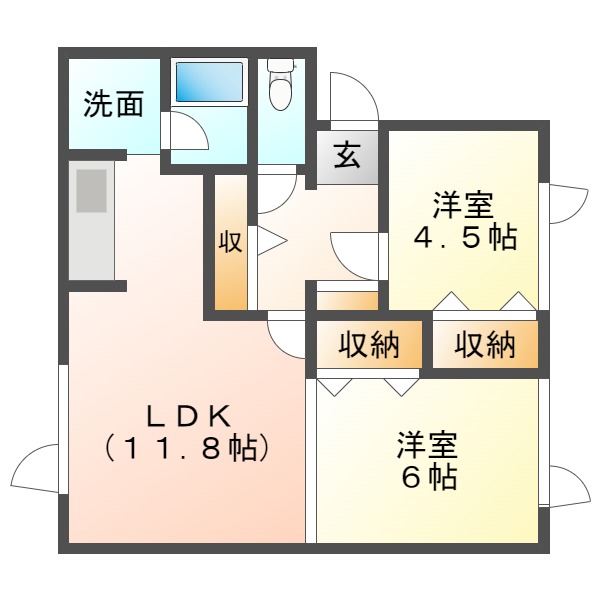 ライジングサンの間取り