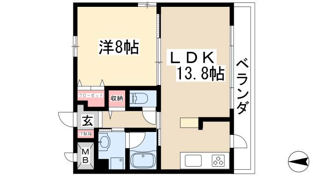 Stage 本山の間取り