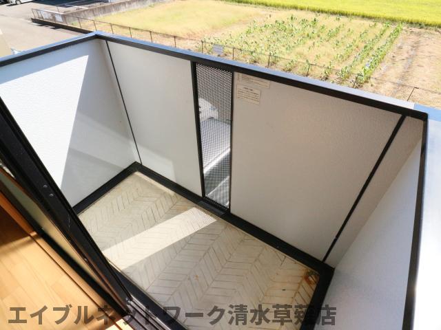 バルコニー　落ち着いた時間を過ごせるバルコニーです