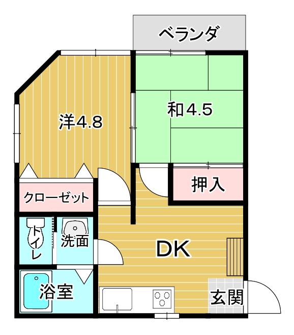 第二石雲荘の間取り