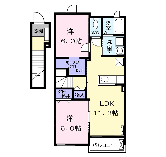 【グレイス　Ａの間取り】