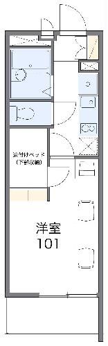 レオパレスＩｔｏの間取り