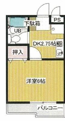 【枚方市小倉町のマンションの間取り】