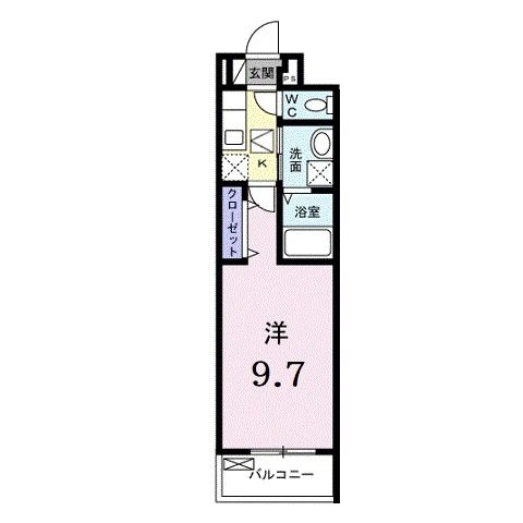 アンジュ　ド　ボヌール　香里園の間取り