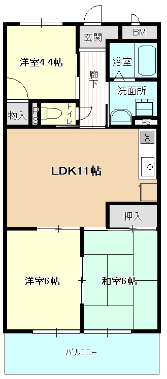 メゾンルミエールの間取り