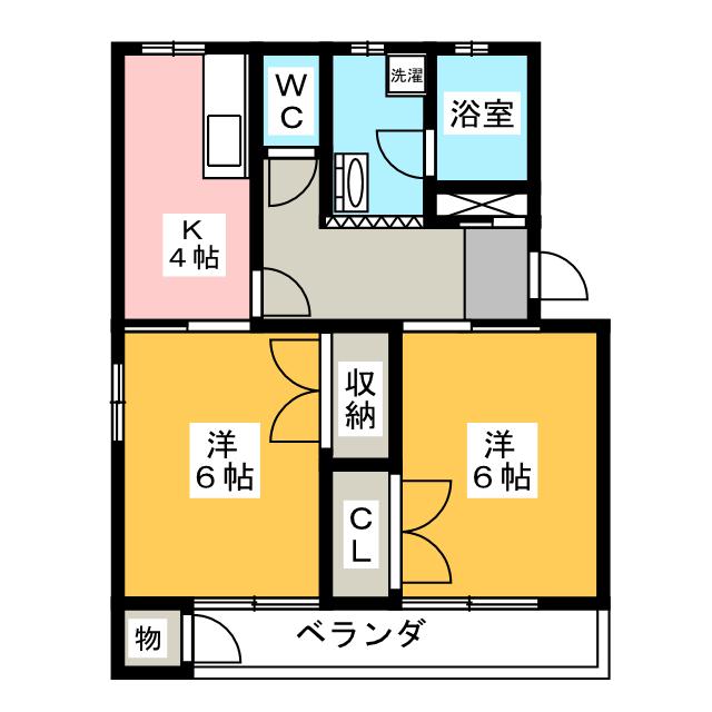 園山スリーハウスの間取り