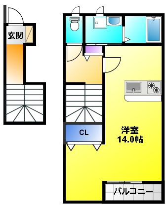 ルミナスMの間取り