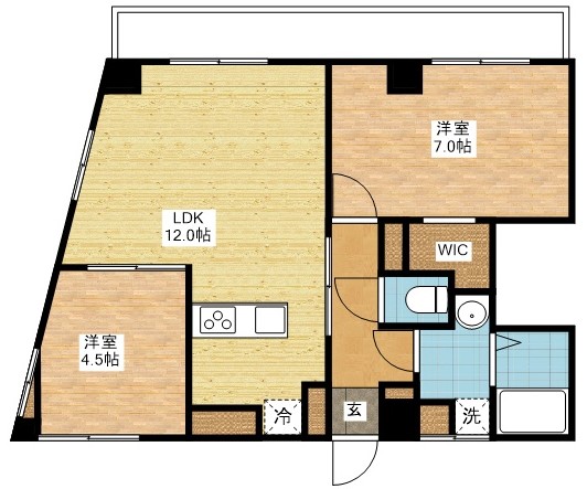 戸町2丁目ビルの間取り