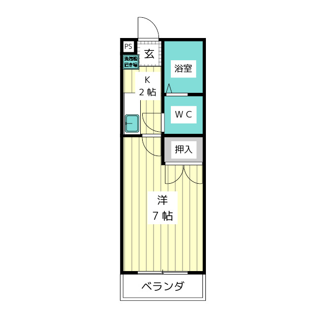 コーポみやびの間取り