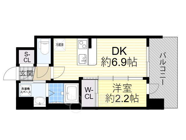 セレニテ十三ミラクの間取り