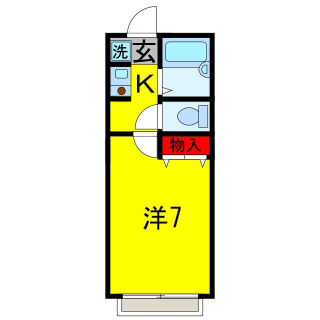 長柄山ハイツの間取り