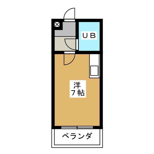 【コーポＫの間取り】