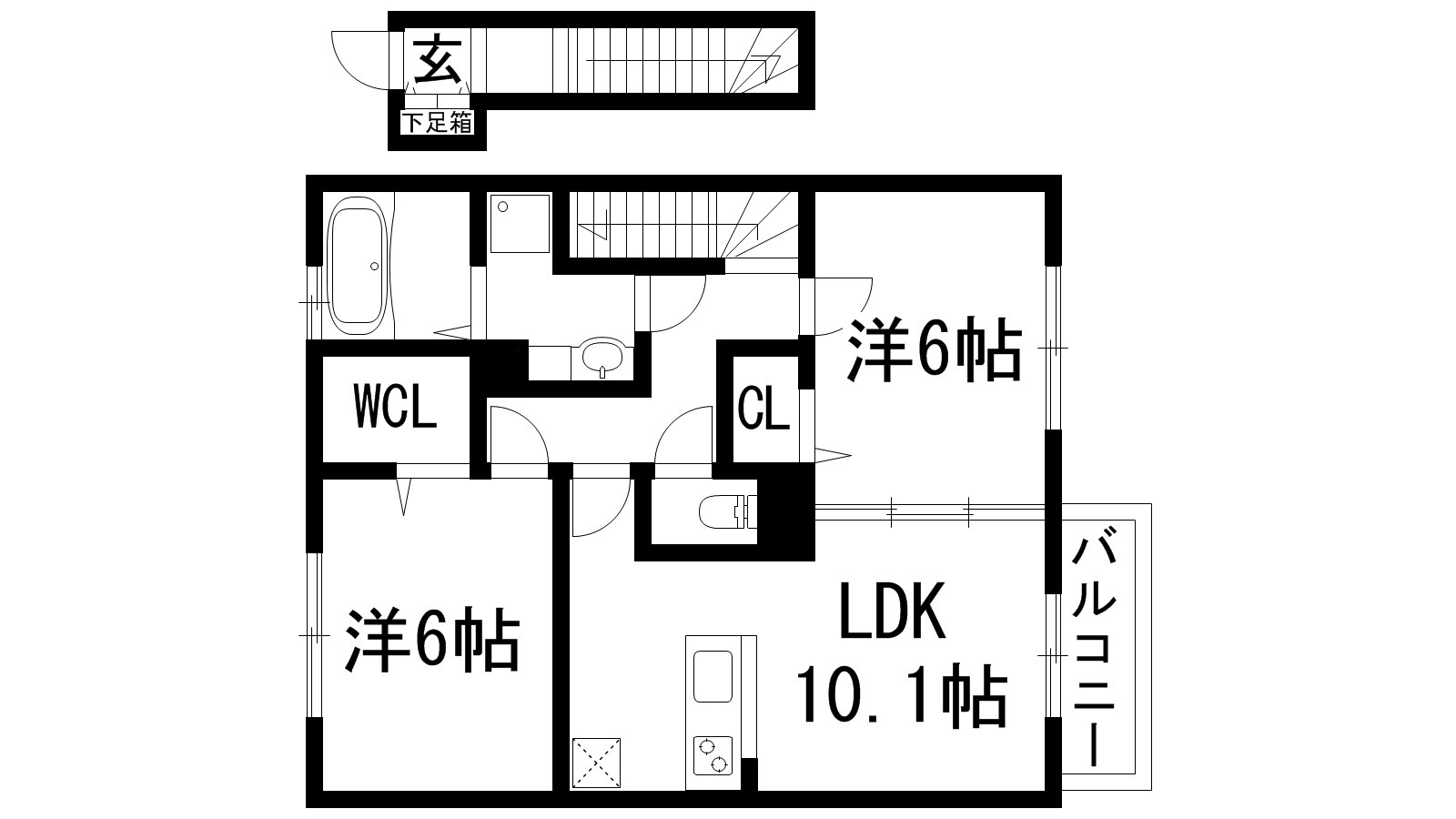 【アントルメの間取り】