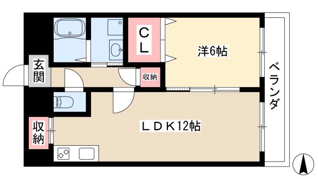 ラトレ・ユキの間取り