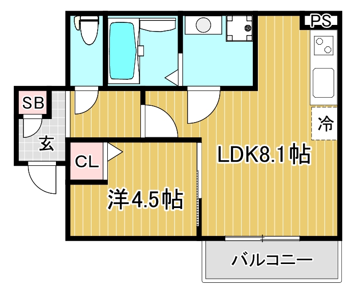 ALEGRIA四条畷の間取り