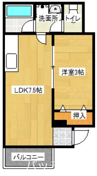 ドリームパレス愛宕Ｂの間取り