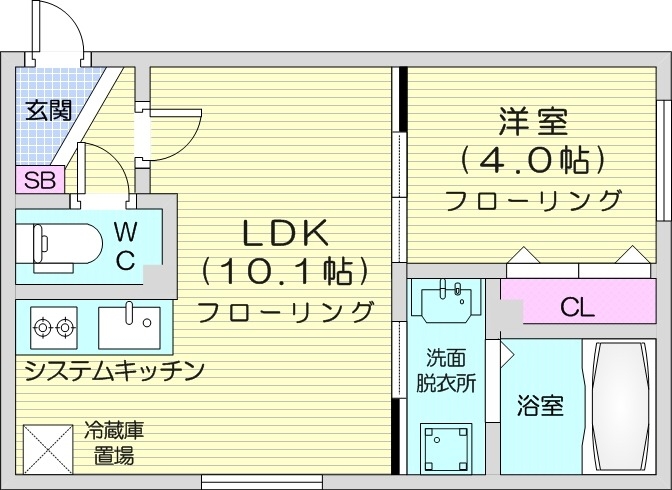 FUTABASQUAREN21の間取り