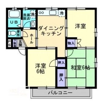 【メゾニティーブラッサム　Bの間取り】
