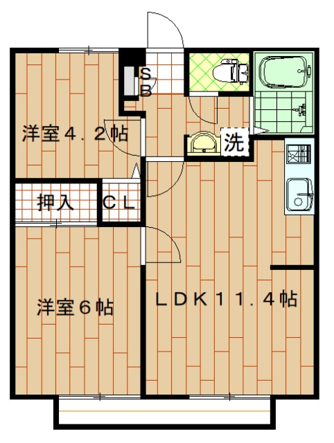 サンライフ宮ノ台Ａの間取り