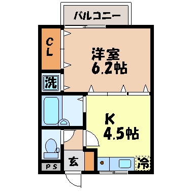 アールグレイ諫早天満（天満町）の間取り