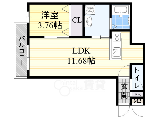 パロス池田住吉の間取り