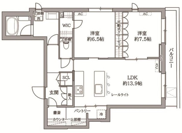 【ラルクスの間取り】