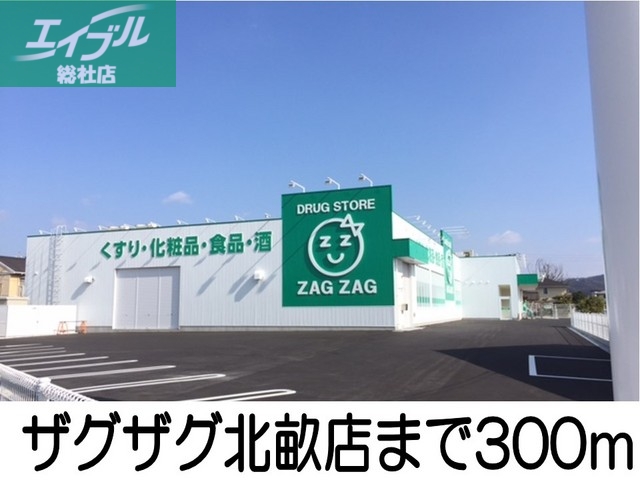 ドラックストア　ザグザグ（ドラッグストア）まで300m