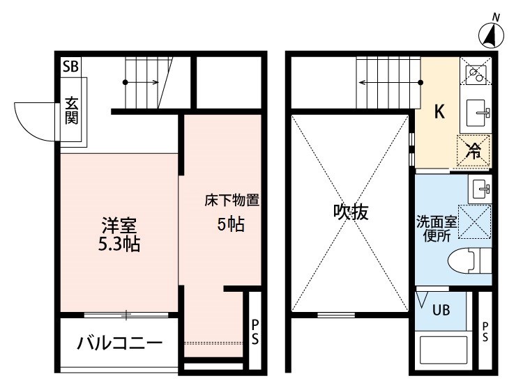 名古屋市南区西又兵ヱ町のアパートの間取り