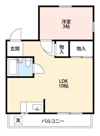 横浜市旭区万騎が原のマンションの間取り