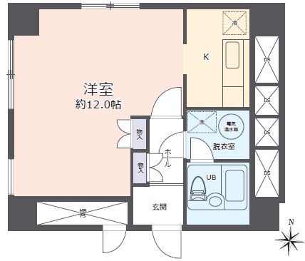 エシール南5条の間取り