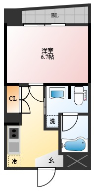 Jプレイス宝町の間取り