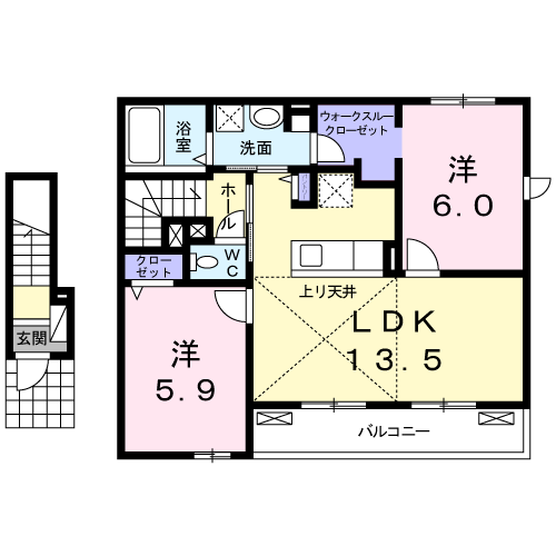 シャルールの間取り