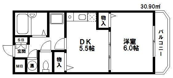 ジュネスシティの間取り