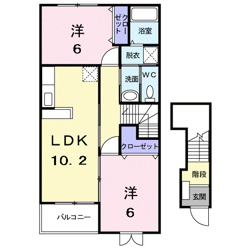 ノース　リバーの間取り