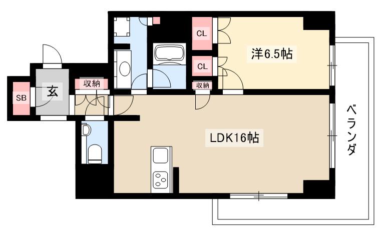 ラアケア覚王山の間取り