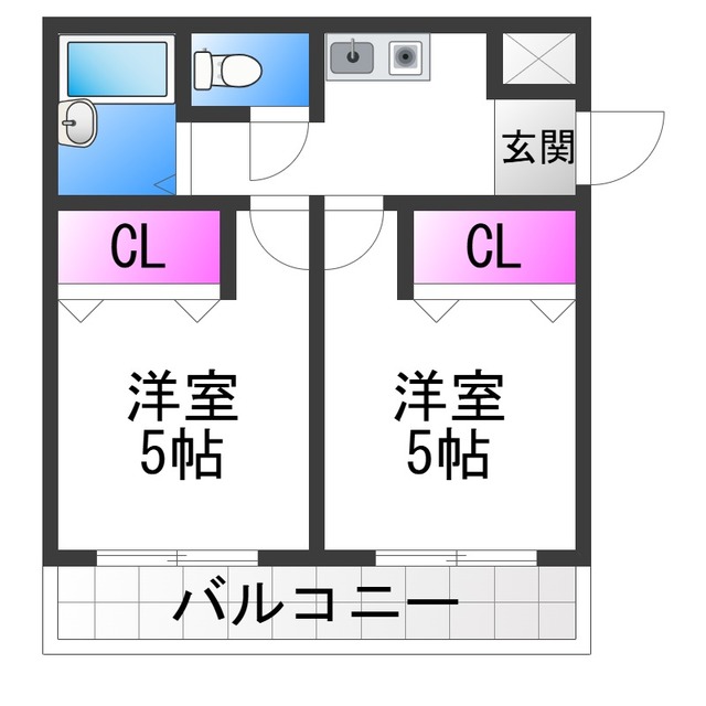 トーシンレジデンス此花の間取り