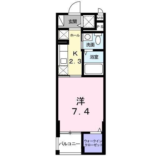 【横浜市南区中村町のマンションの間取り】