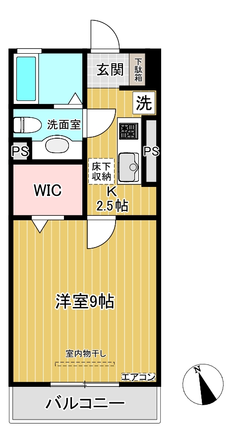 ノーウェア　マンの間取り