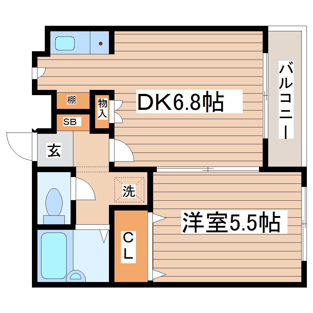 ロイヤルクレストM&Sの間取り