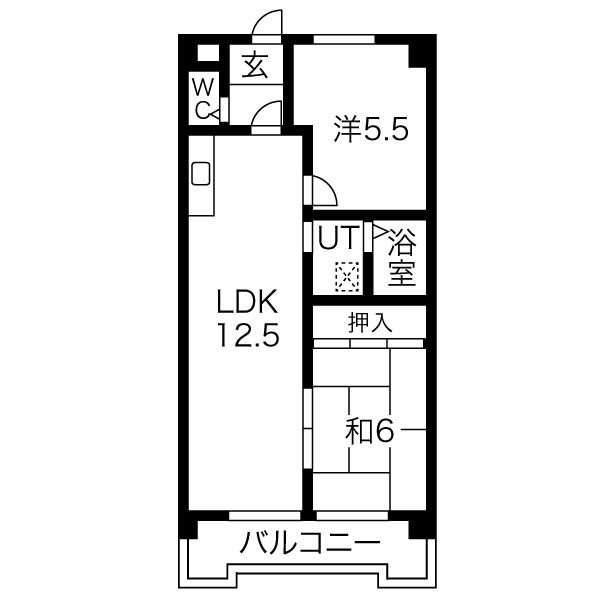 アビタマルフク IIの間取り