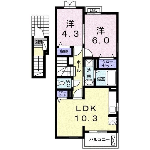 シュトラールの間取り