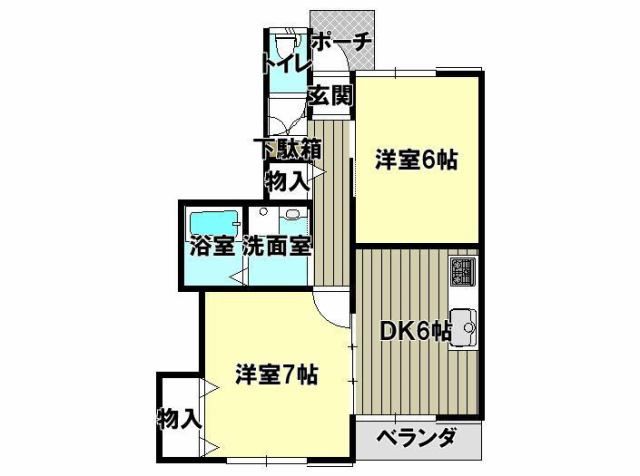 サンガーデン多度津１号地の間取り